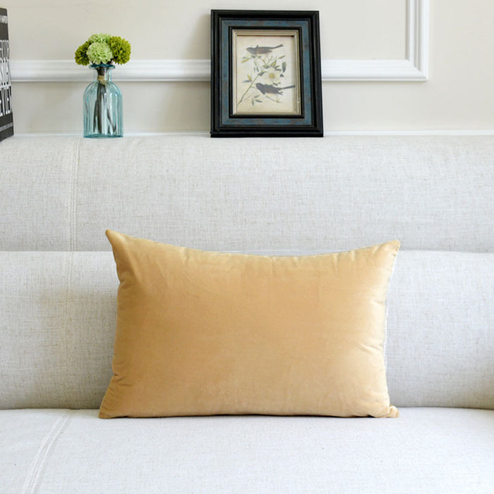 Sofa Velvet Throw Pillow - Cappucci Living