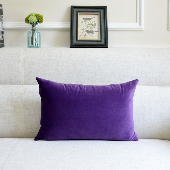Sofa Velvet Throw Pillow - Cappucci Living