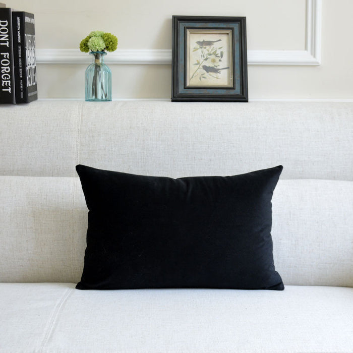 Sofa Velvet Throw Pillow - Cappucci Living