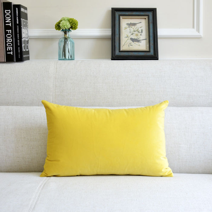 Sofa Velvet Throw Pillow - Cappucci Living
