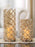Golden Metal Hollow Glass Vase - Cappucci Living