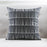 Geometric striped sofa throw pillow - Cappucci Living