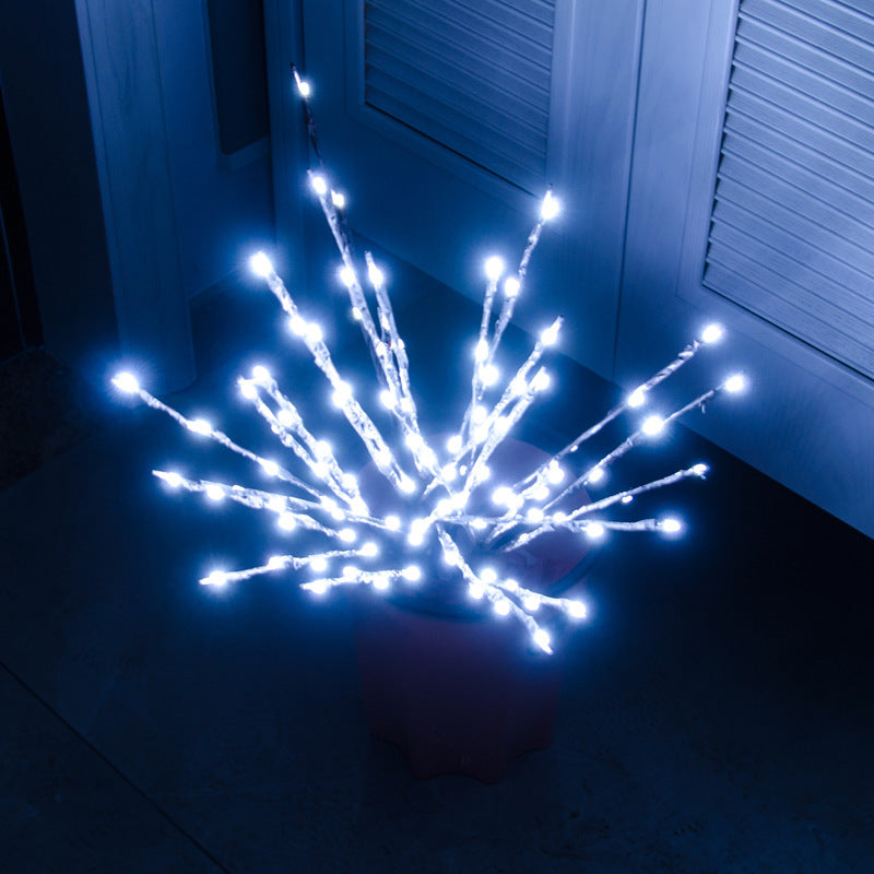 PVC LED branch tree lights for seasonal decorations