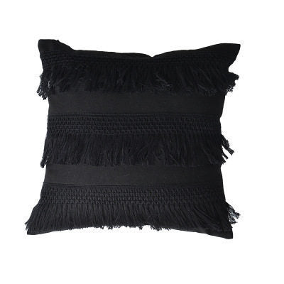 Handmade Moroccan Woven Throw Pillow Cotton - Cappucci Living