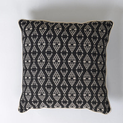 Handmade Moroccan Woven Throw Pillow Cotton - Cappucci Living