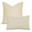 Woven Textured PU Leather Throw Pillow Cover - Cappucci Living
