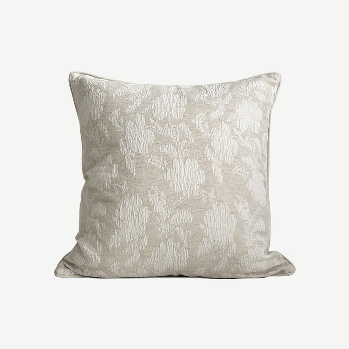 Peony Cotton And Linen Throw Pillow - Cappucci Living