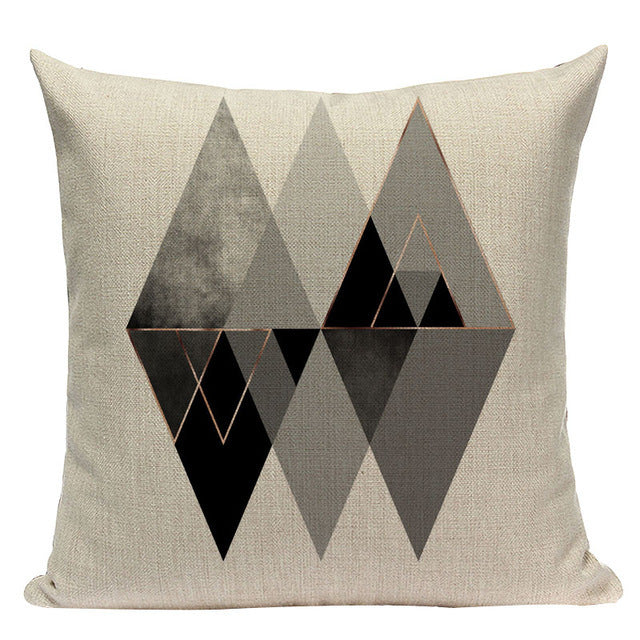 Moderna Geometric Pillow - Cappucci Living