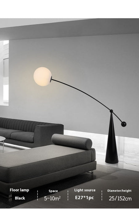 Floor Lamp Ball Light Luxury Personality Fishing - Cappucci Living