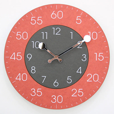 Modern colorful round wall clock for home decor