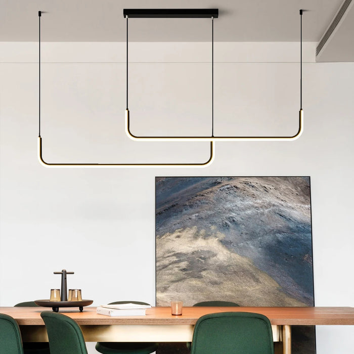 Long Acrylic Pendant Lamp for Restaurants & Bars