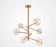 Minimalist LED Pendant Chandelier for Coffee Shops