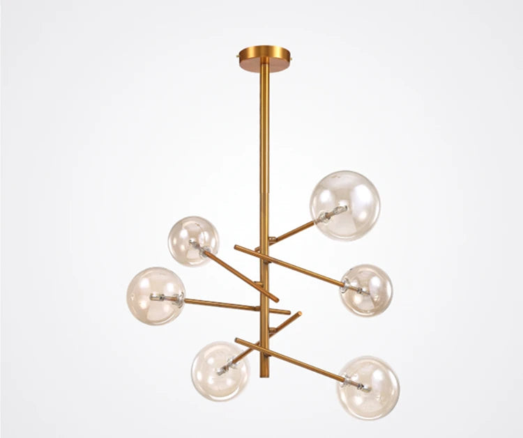 Minimalist LED Pendant Chandelier for Coffee Shops