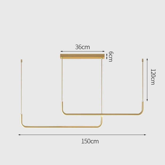 SANDIY Minimalist LED Pendant Lamp - Cappucci Living