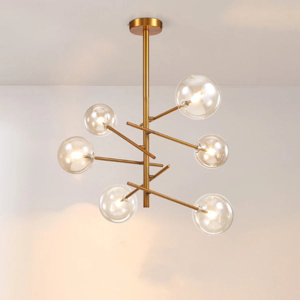 Modern Gold Hanging Light for Dining Room & Bar