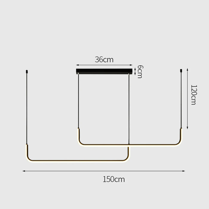 SANDIY Minimalist LED Pendant Lamp - Cappucci Living