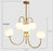 Frosted Glass Ball Modern Gold Pendant Lamp - Cappucci Living