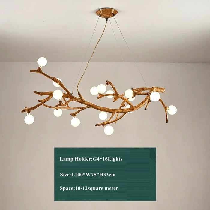 Nordica Resin Frosted Glass Chandelier - Cappucci Living