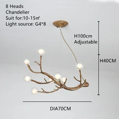 Ramo Dell'albero Tree Branch Chandelier - Cappucci Living