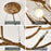 Elegant Semi-Flush Mount Chandelier with LED Bulbs