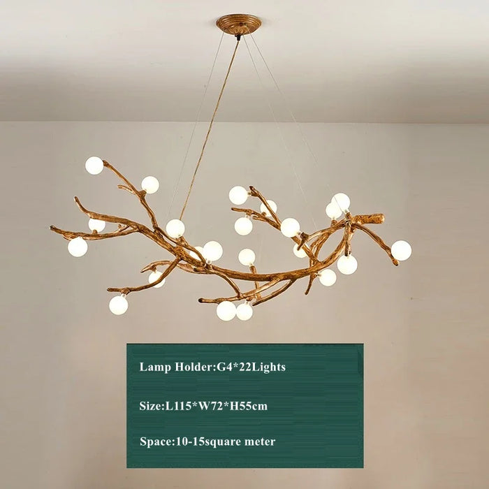 Nordica Resin Frosted Glass Chandelier - Cappucci Living