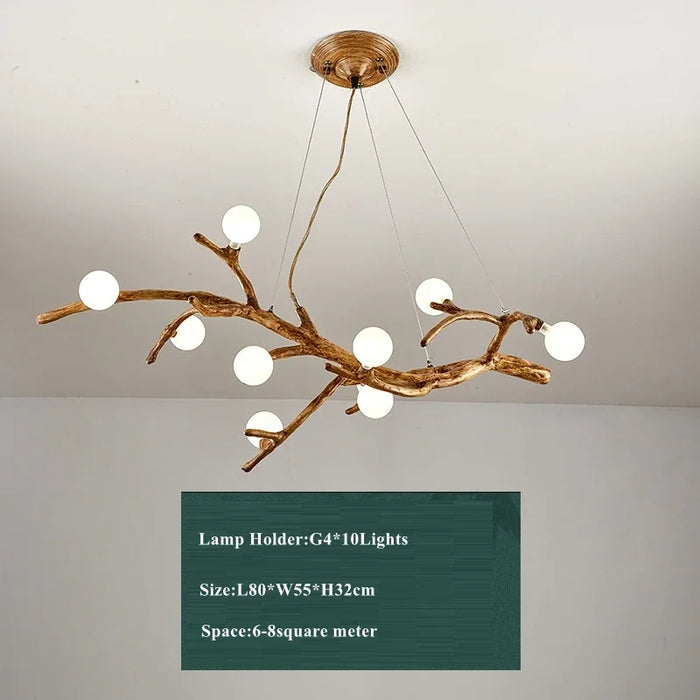 Nordica Resin Frosted Glass Chandelier - Cappucci Living
