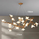 Flower Art Modern Wood LED Pendant Light - Cappucci Living