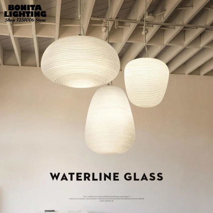 Water Wave Thread Hanging Light for Living Room
