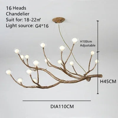 Ramo Dell'albero Tree Branch Chandelier - Cappucci Living
