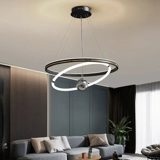 Minimalist Dimmable Chandelier for Loft Interior