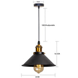 Vintage LED Iron Pendant Light - Cappucci Living