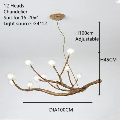 Ramo Dell'albero Tree Branch Chandelier - Cappucci Living