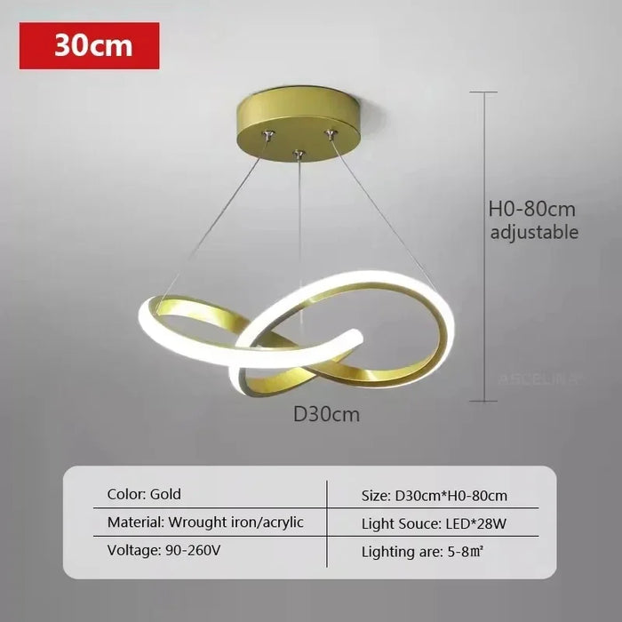 Nordic LED Ceiling Pendant Lamp - Cappucci Living