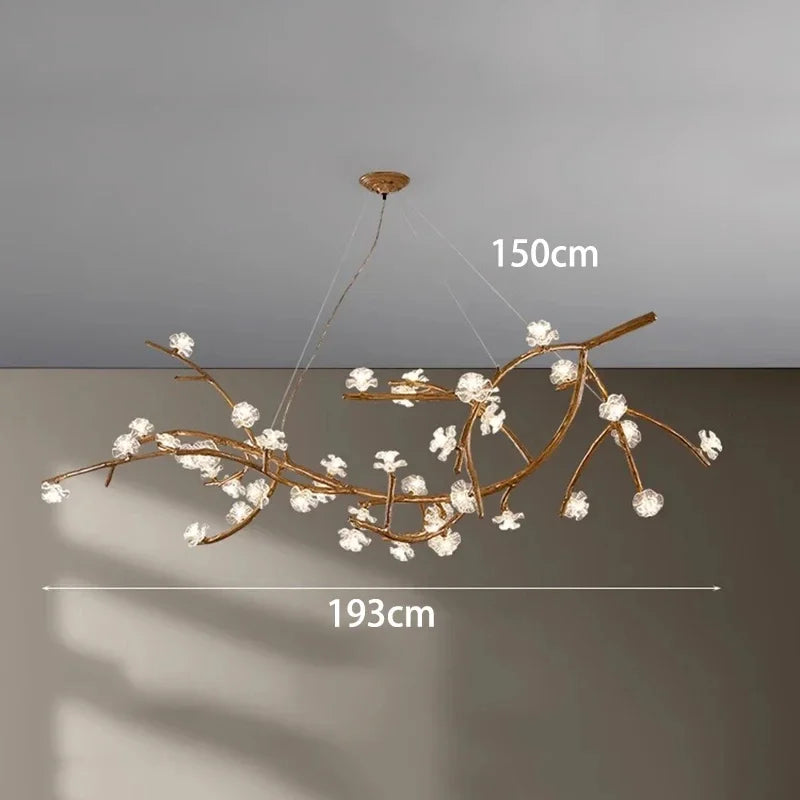 Flower Art Modern Wood LED Pendant Light - Cappucci Living