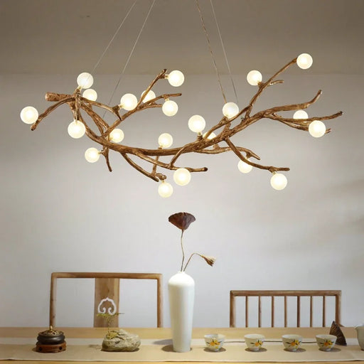 Nordic Resin Frosted Glass Chandelier for Modern Interiors