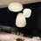 Milky Ball Chandelier for Dining Table