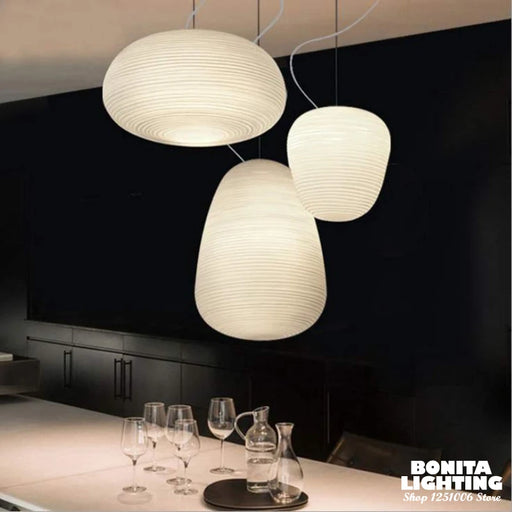 Milky Ball Chandelier for Dining Table