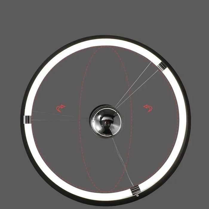 Contemporary LED Ceiling Light with Remote Control
