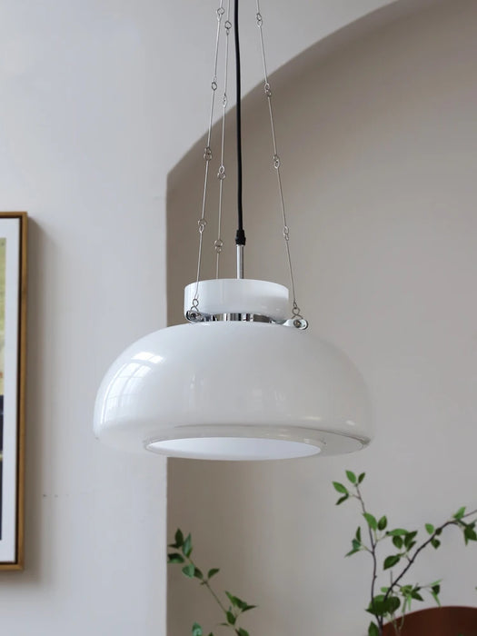 Retro chain pendant light for dining room decor