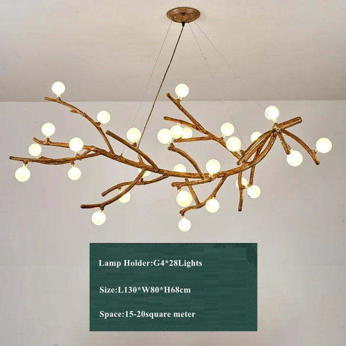 Nordica Resin Frosted Glass Chandelier - Cappucci Living