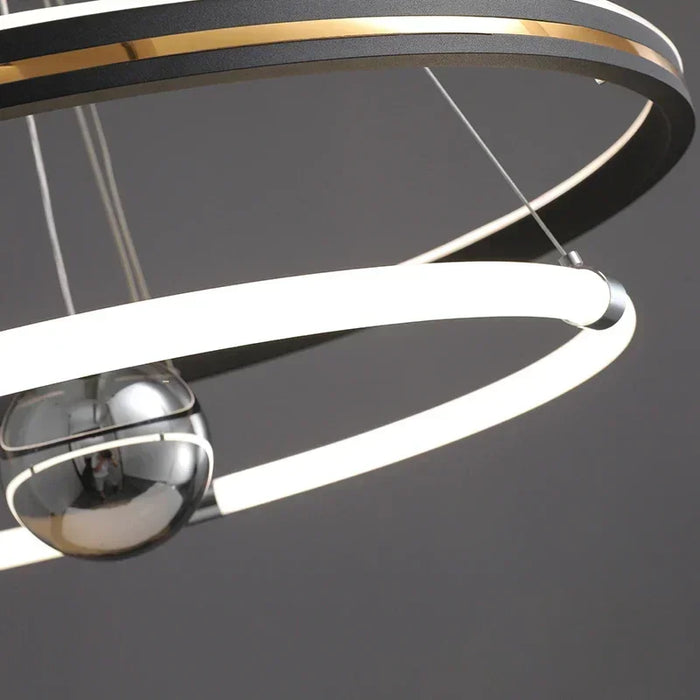 Elegant Ring-Shaped Pendant Light for Dining Area