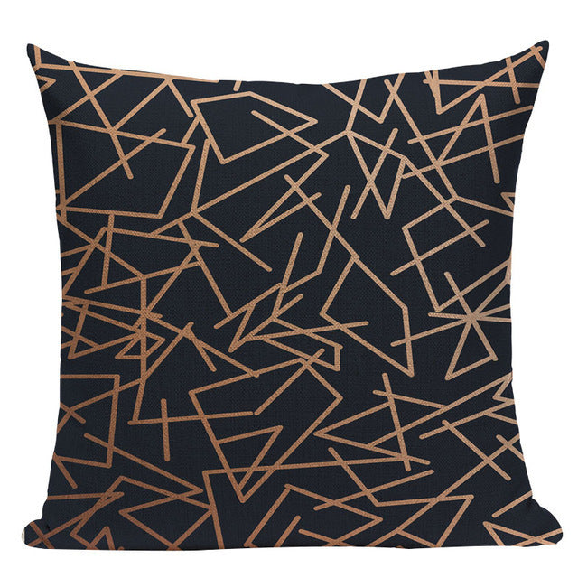 Moderna Geometric Pillow - Cappucci Living