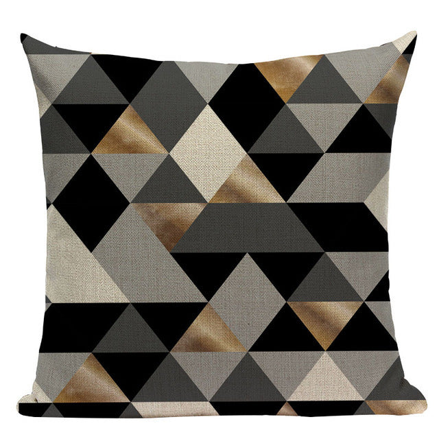 Moderna Geometric Pillow - Cappucci Living