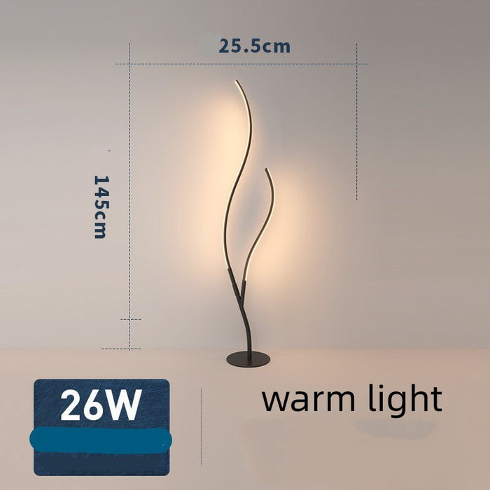 Natural Curve Branch Floor Light - Cappucci Living