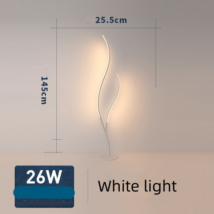 Natural Curve Branch Floor Light - Cappucci Living