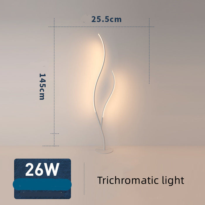 Natural Curve Branch Floor Light - Cappucci Living