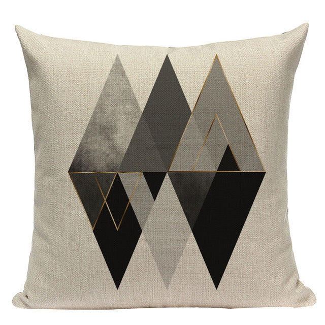 Moderna Geometric Pillow - Cappucci Living