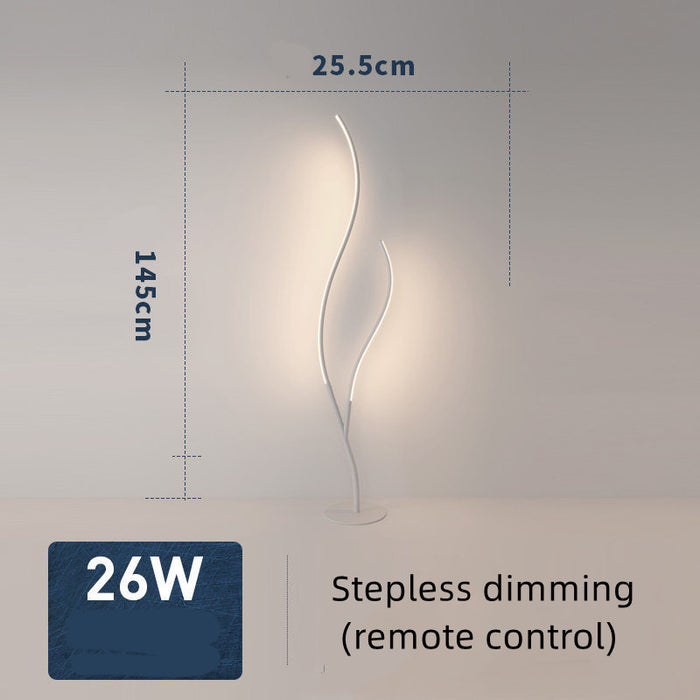 Natural Curve Branch Floor Light - Cappucci Living