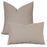 Woven Textured PU Leather Throw Pillow Cover - Cappucci Living